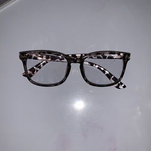 Cheetah Print Acrylic Blue Light Accessory Glasses.